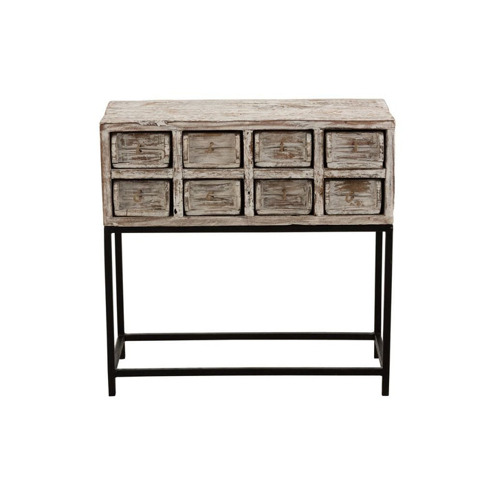 Console Avec 8 Tiroirs En Bois - Designix