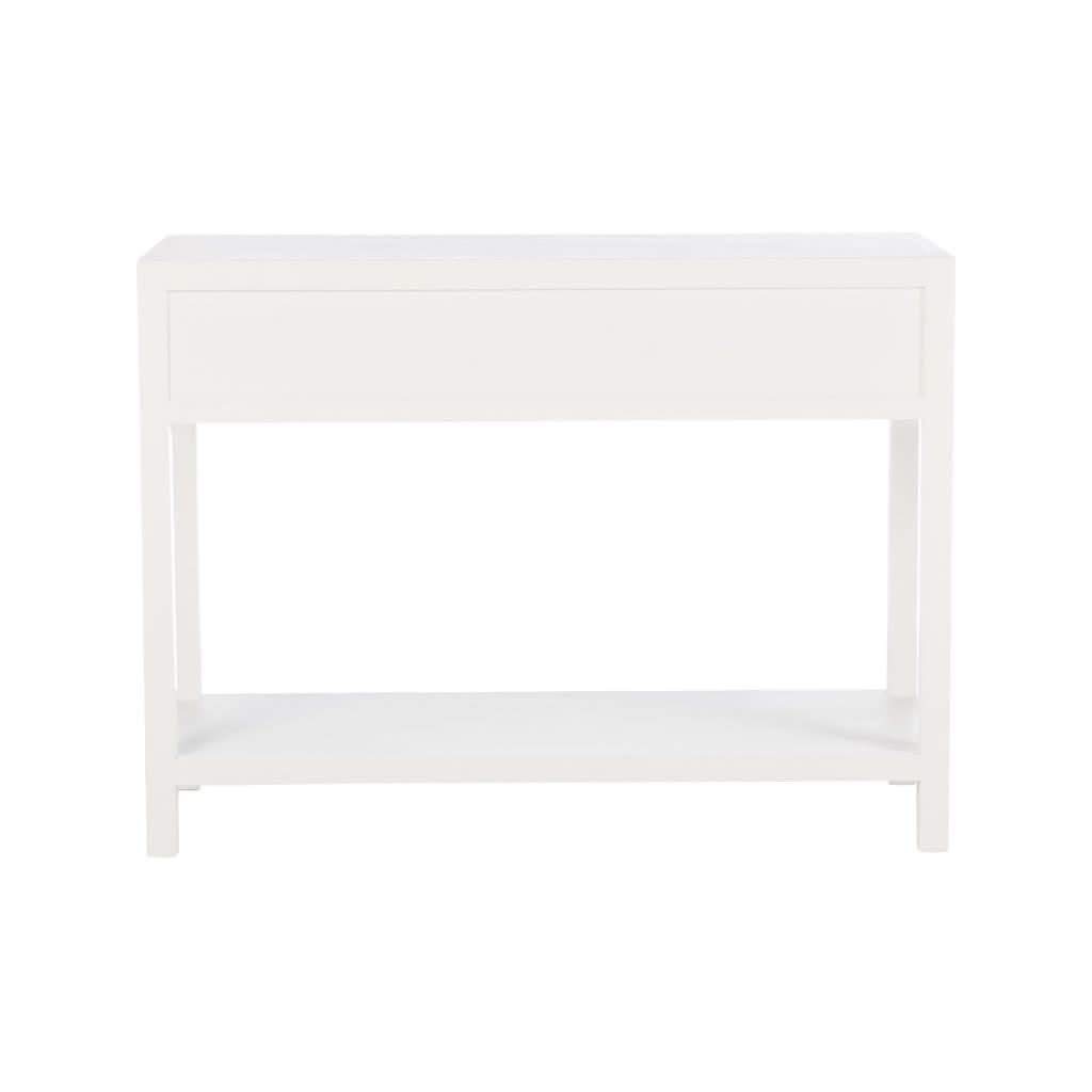 Console Avec Paniers Bois Blanc