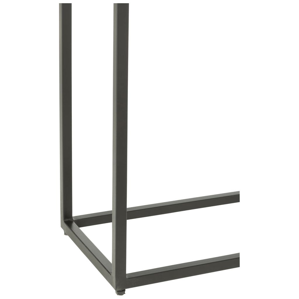 Console Bois Fer Noir Moderne - Designix