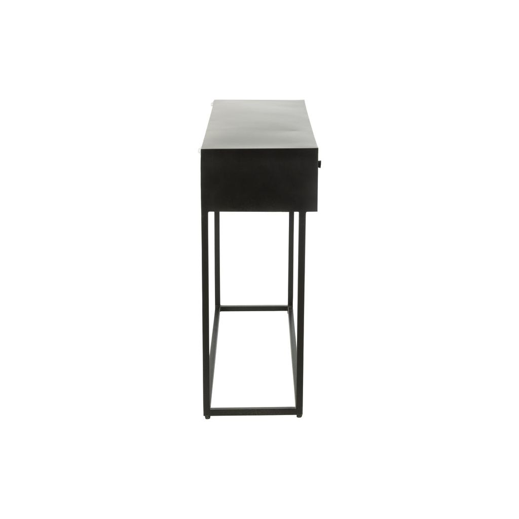 Console Bois Fer Noir Moderne - Designix