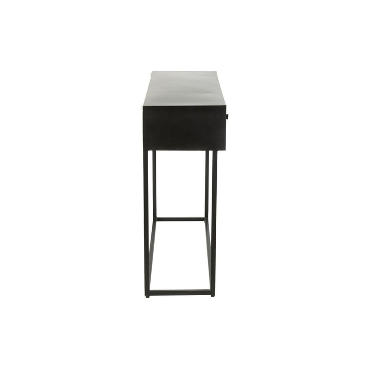 Console Bois Fer Noir Moderne - Designix
