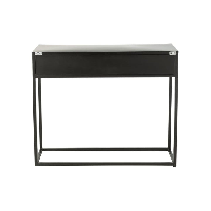 Console Bois Fer Noir Moderne - Designix