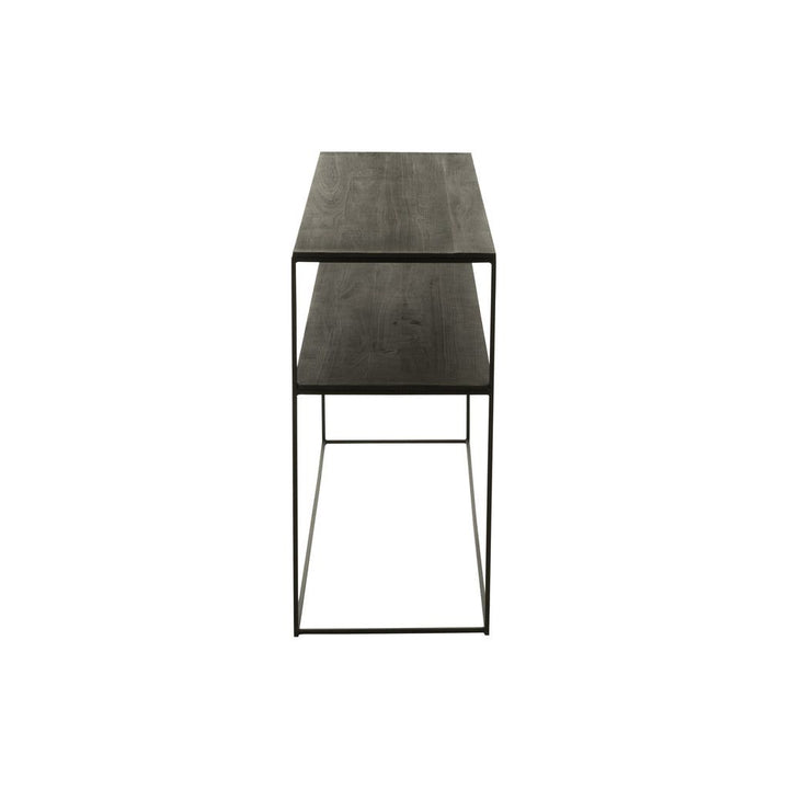 Console Bois Métal Recyclé Noir - Designix