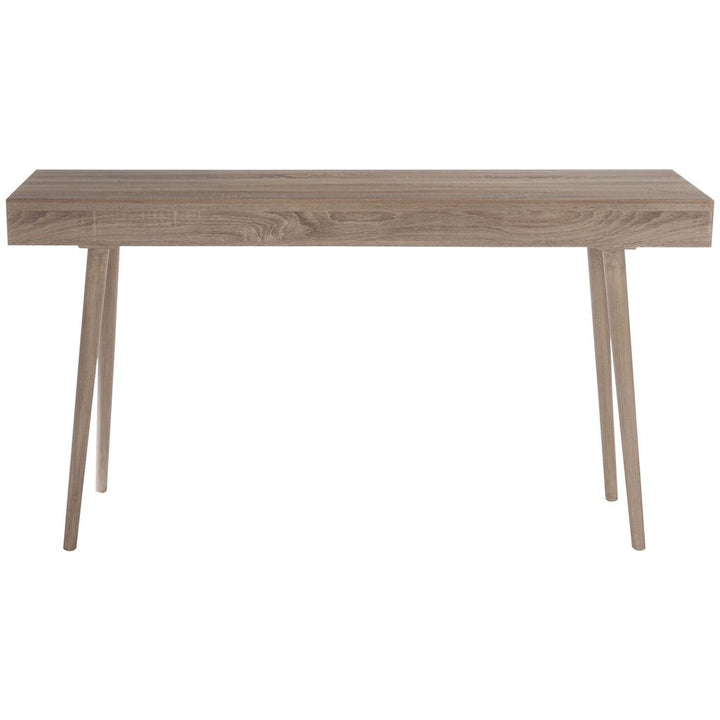Console Bois Naturel Avec Tiroir - Designix