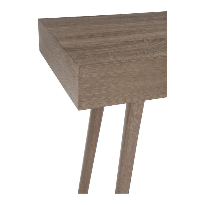 Console Bois Naturel Avec Tiroir - Designix