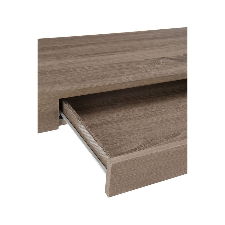 Console Bois Naturel Avec Tiroir - Designix
