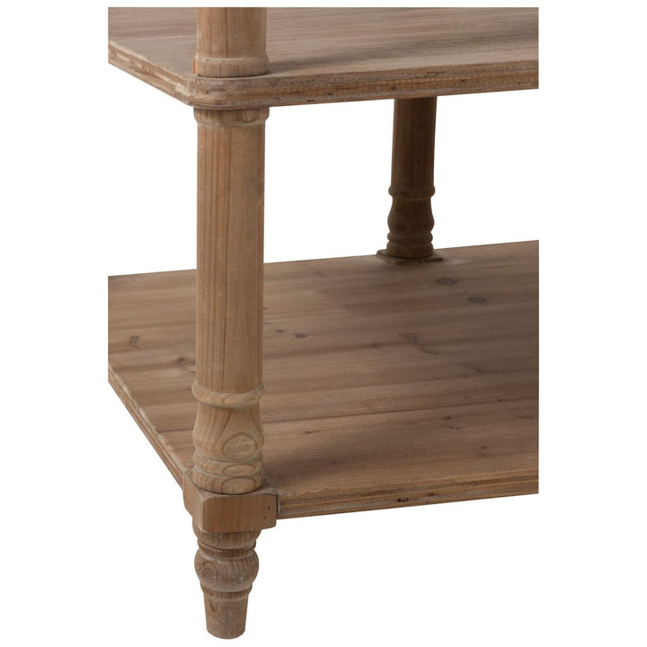 Console Bois Naturel Avec Tiroirs - Designix