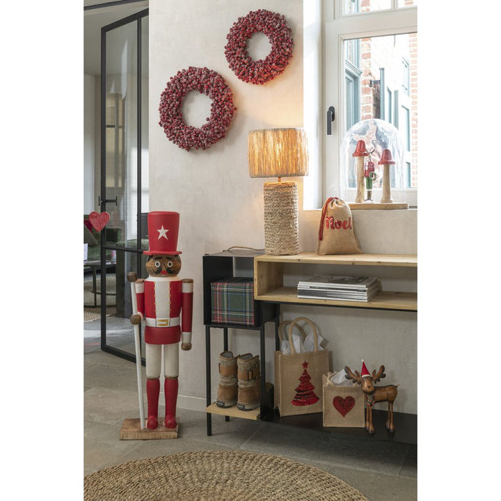 Console Bois Naturel Fer Noir - Designix