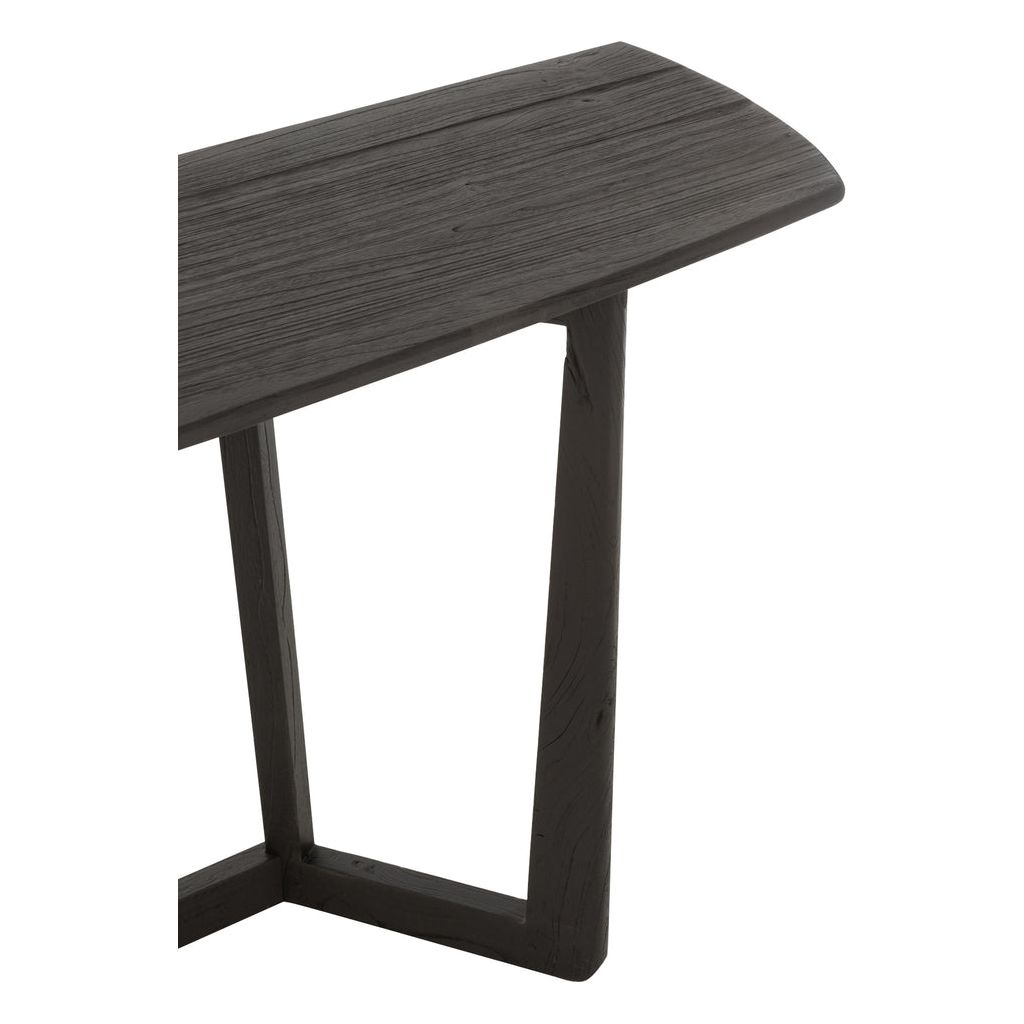 Console Bois Teck Noir - Designix
