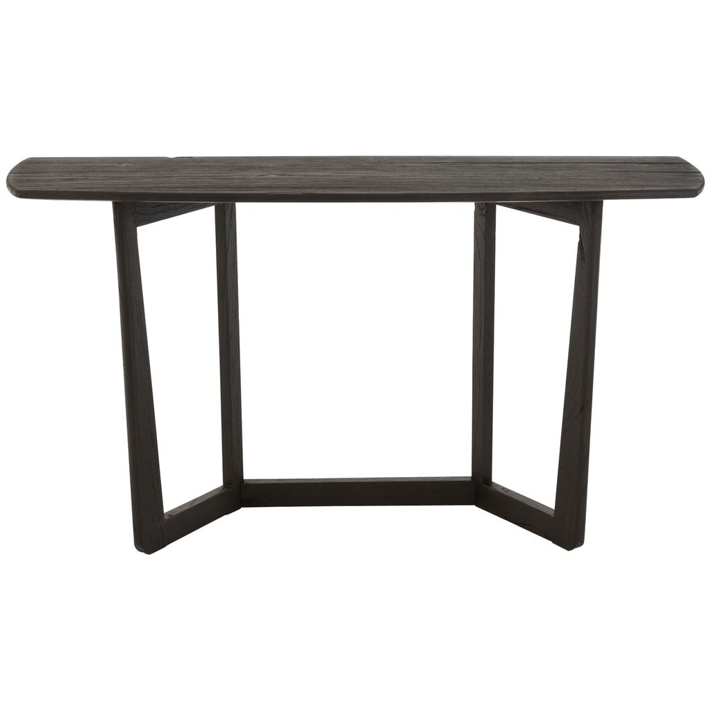 Console Bois Teck Noir - Designix
