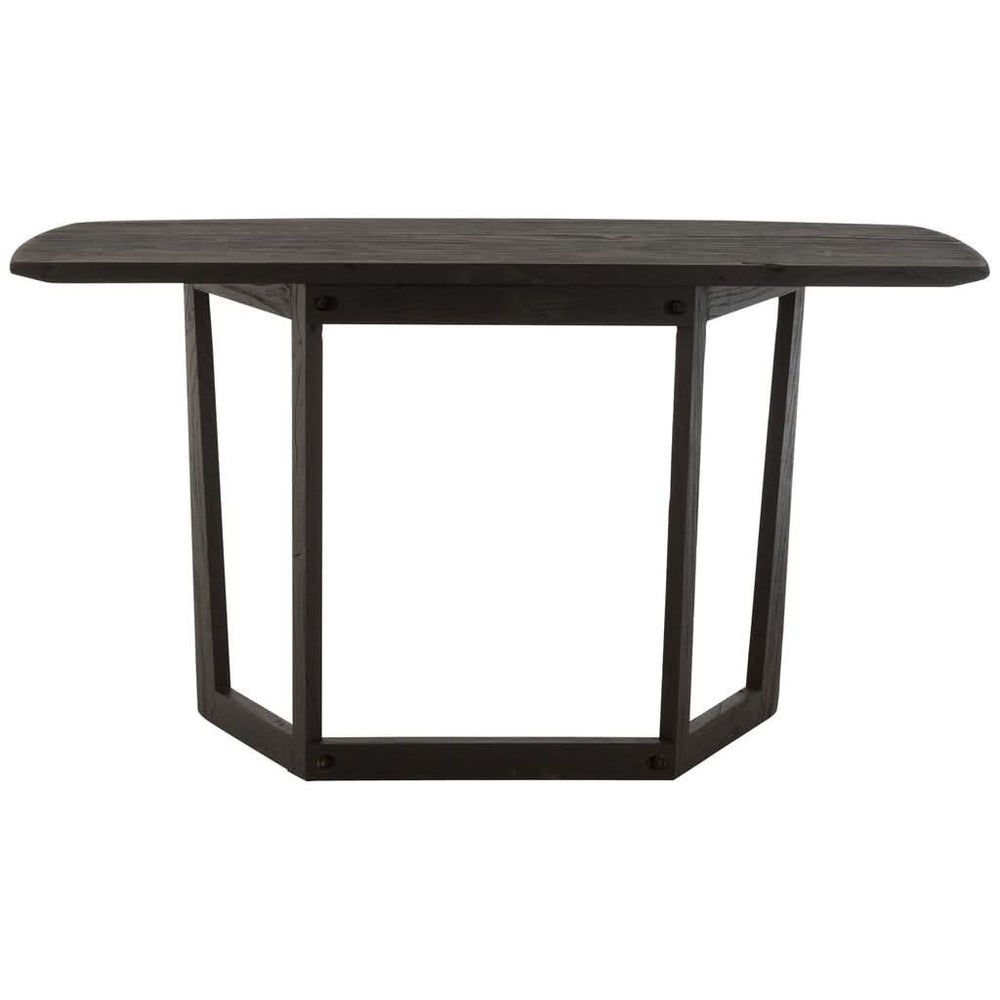 Console Bois Teck Noir - Designix