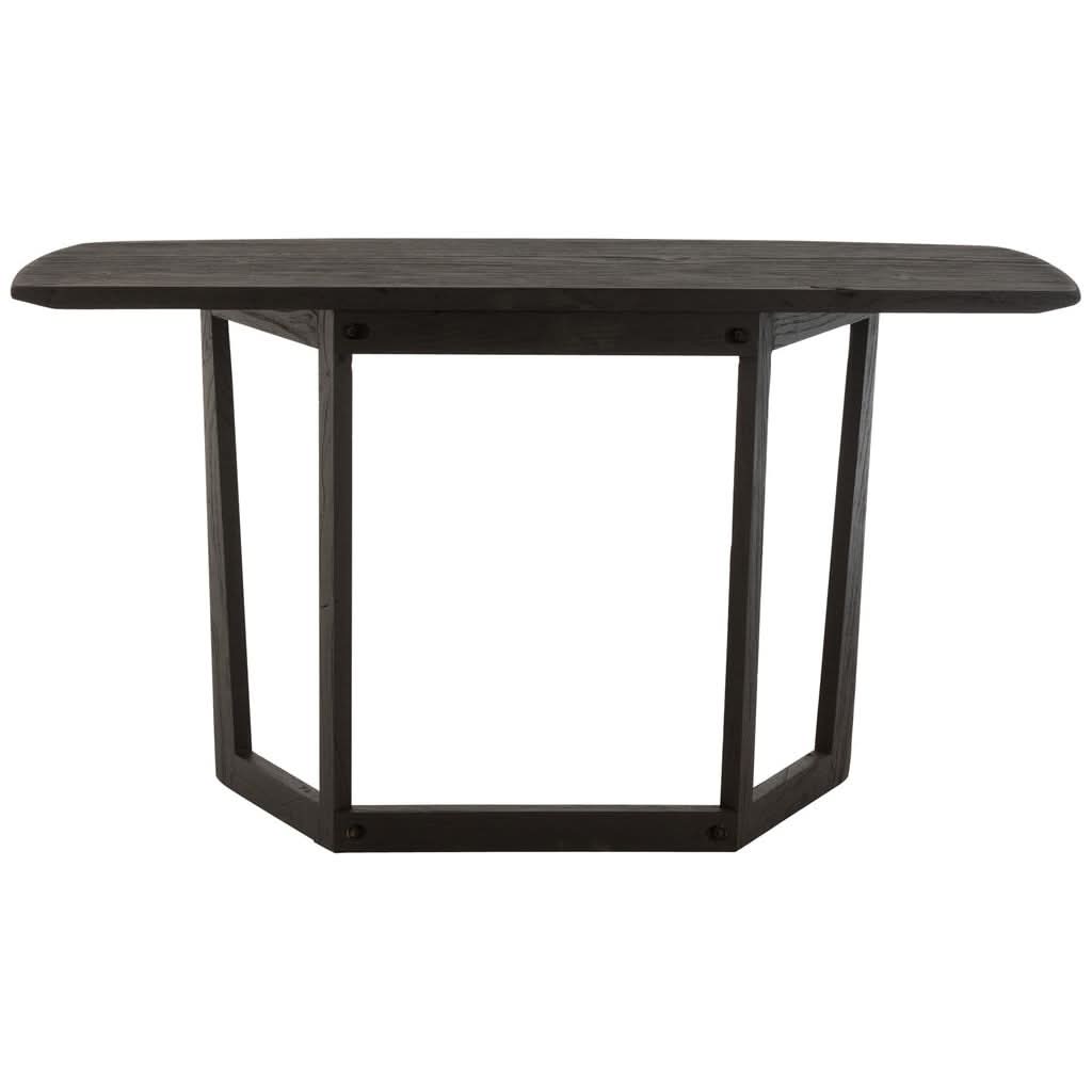 Console Bois Teck Noir