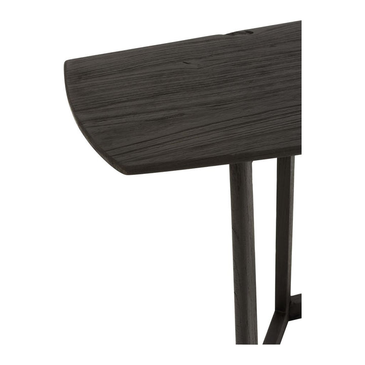 Console Bois Teck Noir - Designix