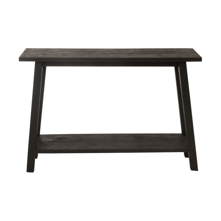 Console Carrée Bois Mangue Noir - Designix