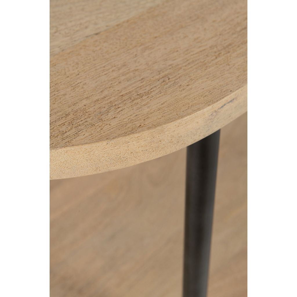 Console Élégante 3 Étagères Bois Fer - Designix