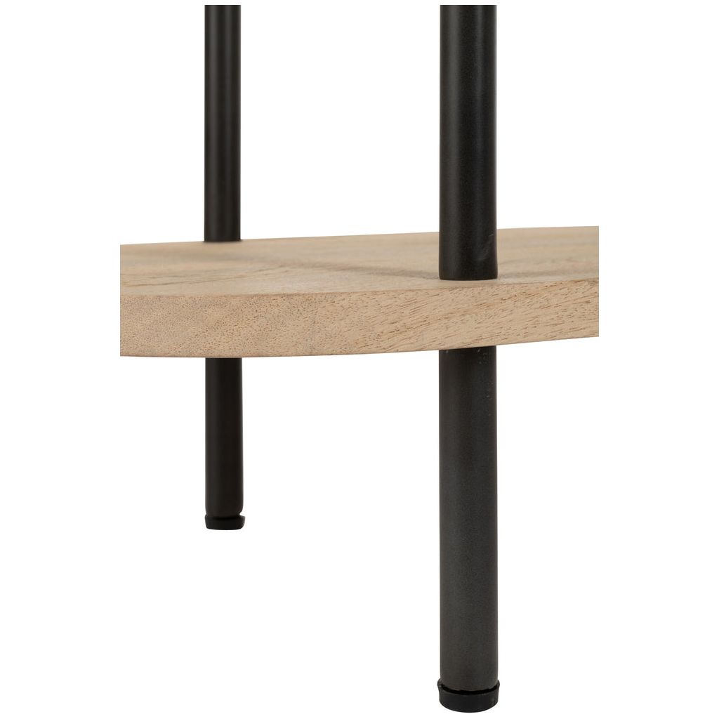 Console Élégante 3 Étagères Bois Fer - Designix