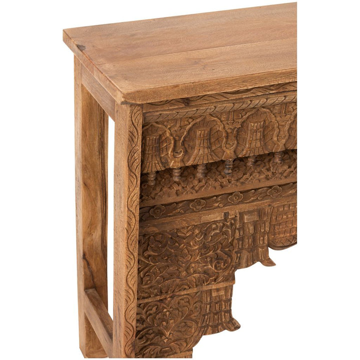 Console en Bois de Manguier Naturel - Designix