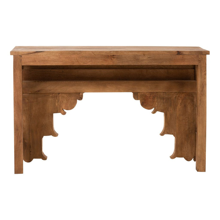 Console en Bois de Manguier Naturel - Designix