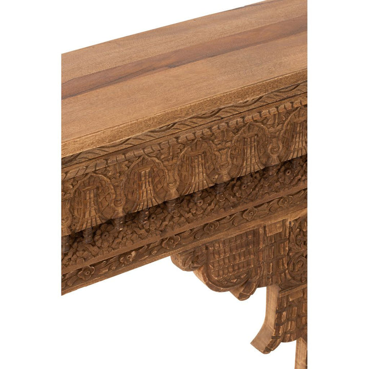 Console en Bois de Manguier Naturel - Designix