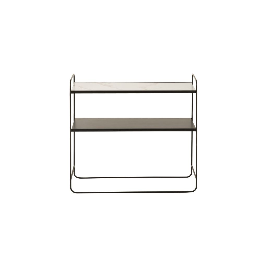 Console en Marbre Noir et Blanc - Designix