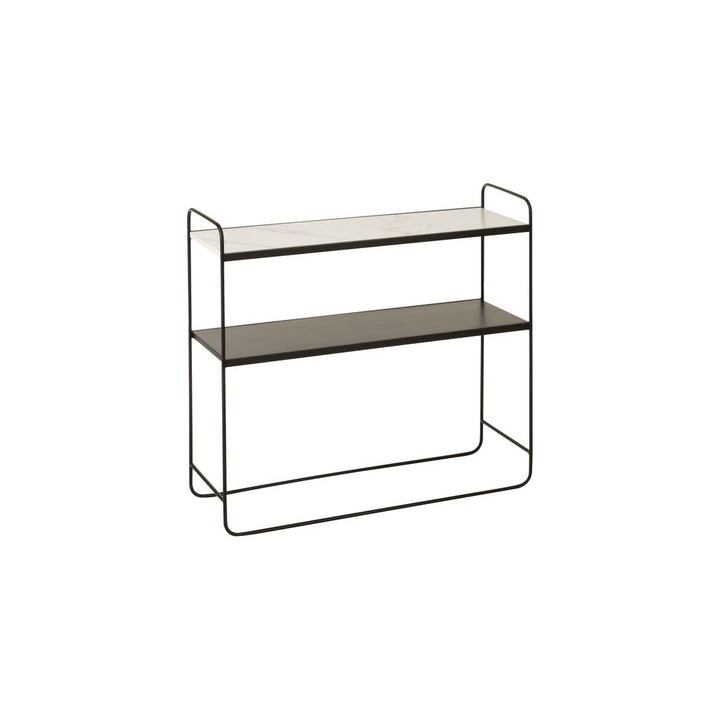 Console en Marbre Noir et Blanc - Designix