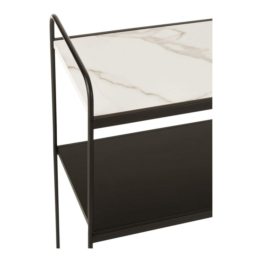 Console en Marbre Noir et Blanc - Designix