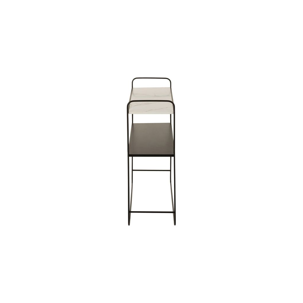 Console en Marbre Noir et Blanc - Designix