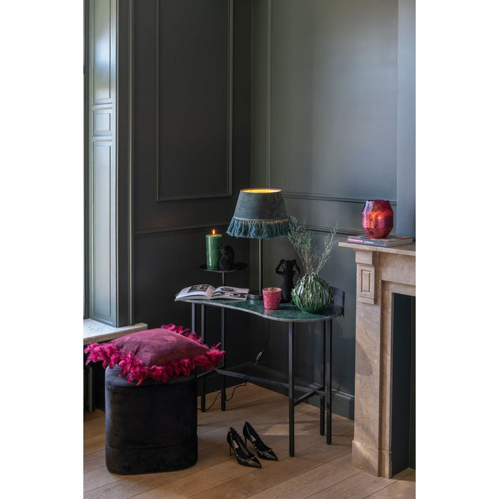 Console en Marbre Vert et Noir - Designix