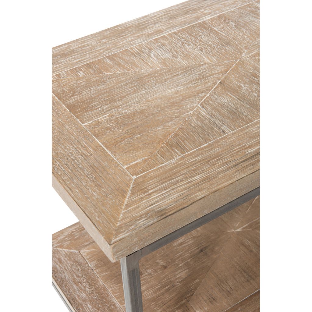 Console Étagères Teck Métal - Designix