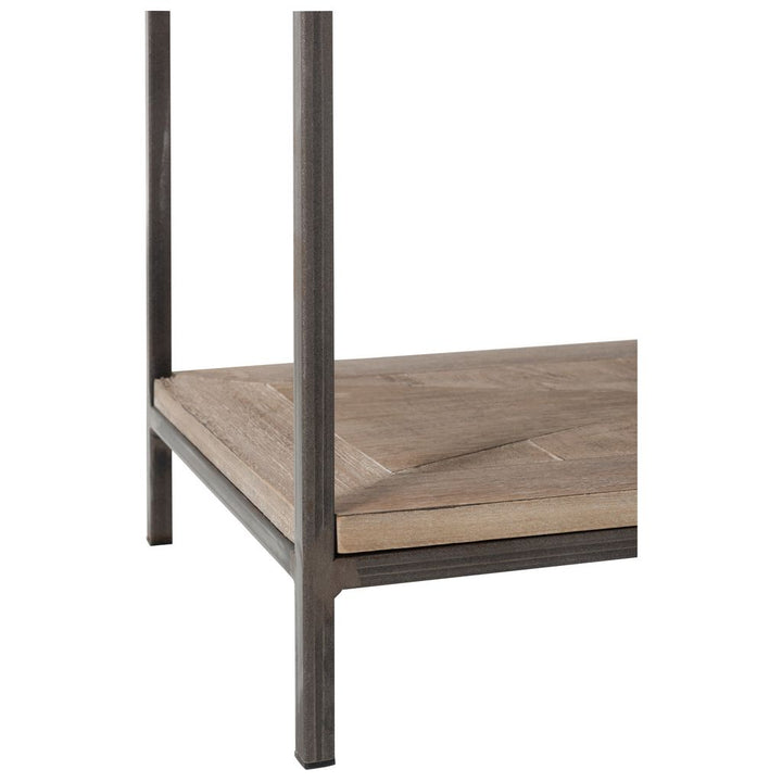 Console Étagères Teck Métal - Designix