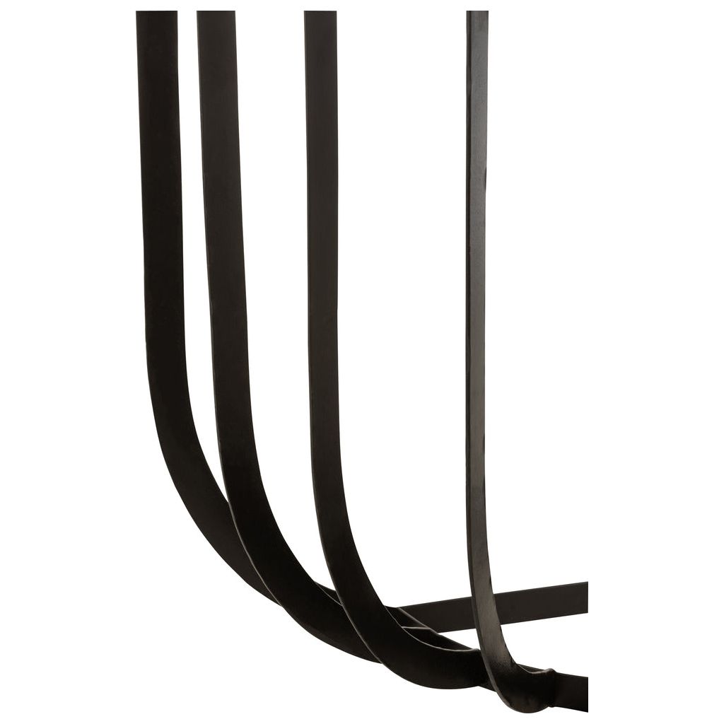 Console Marbre Fer Blanc Noir - Designix