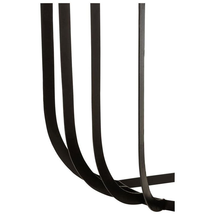 Console Marbre Fer Blanc Noir - Designix