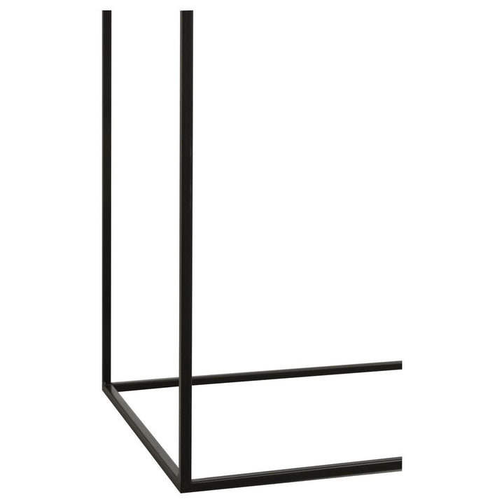 Console Métal Noir Étagères Rectangulaire - Designix