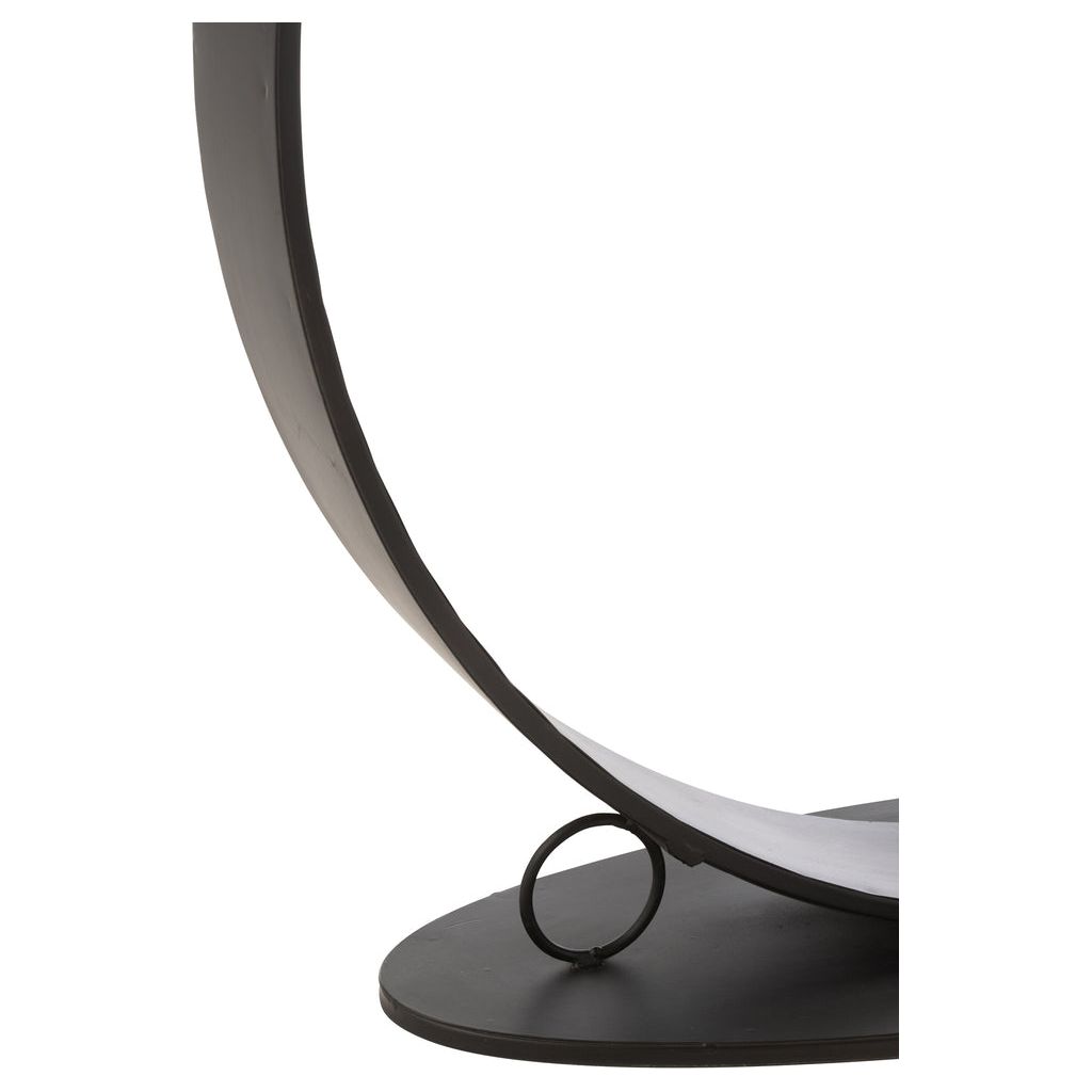 Console Métallique Noir Élégante - Designix