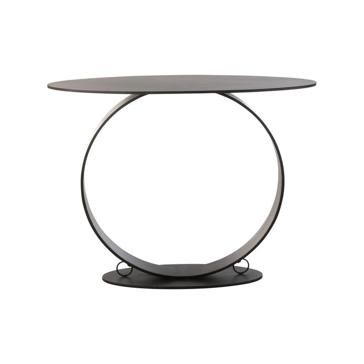 Console Métallique Noir Élégante - Designix