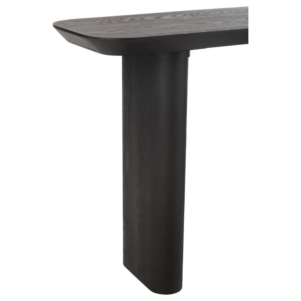 Console Noir En Bois De Sapin