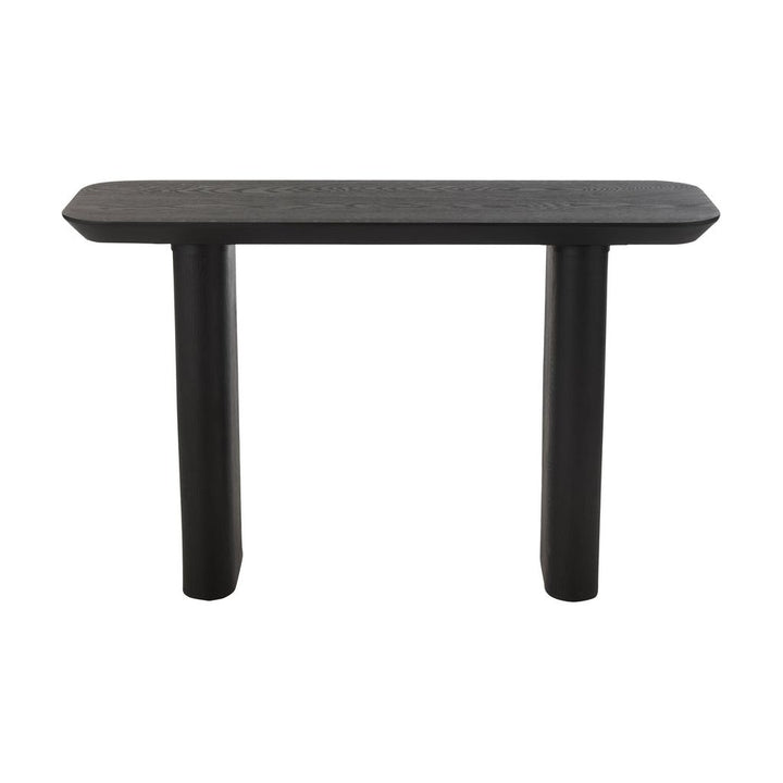 Console Noir En Bois De Sapin - Designix