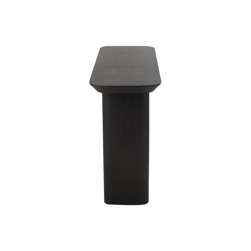 Console Noir En Bois De Sapin - Designix