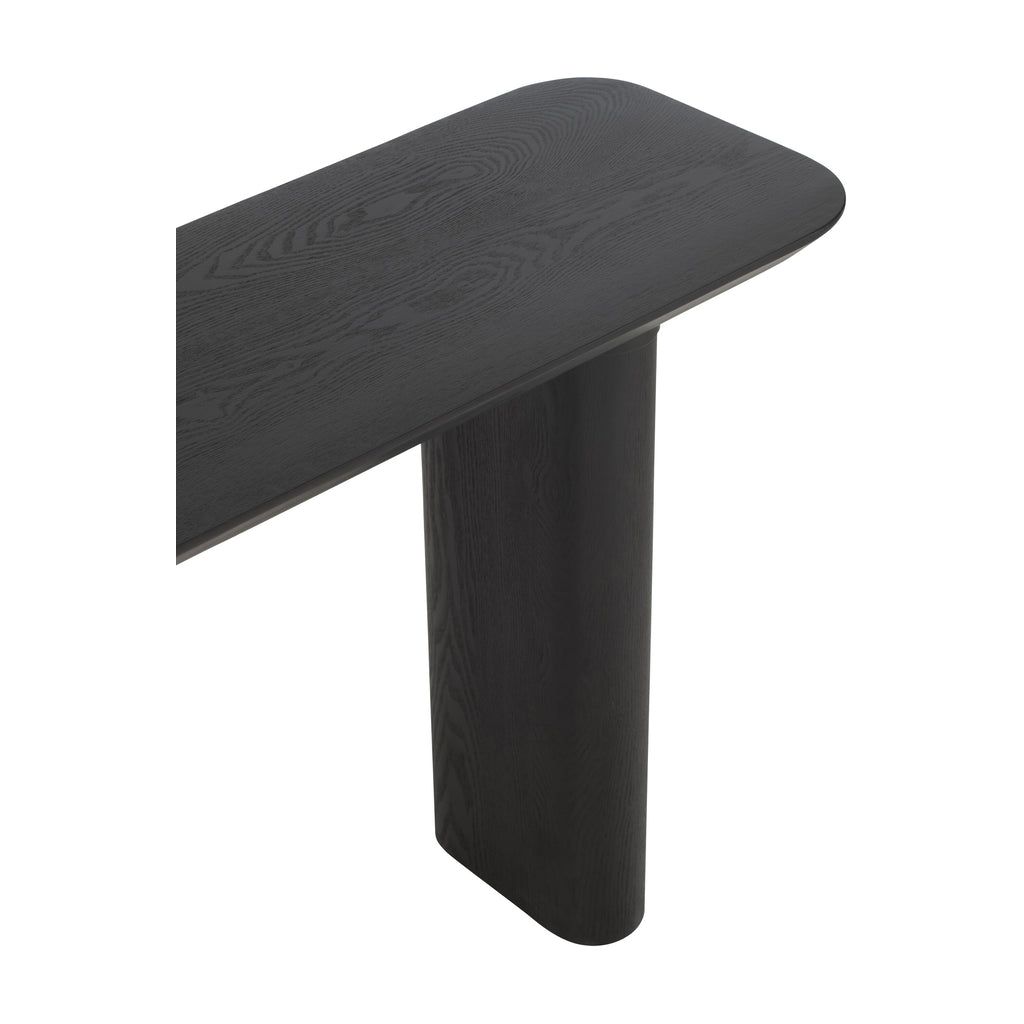 Console Noir En Bois De Sapin - Designix