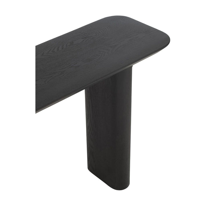 Console Noir En Bois De Sapin - Designix