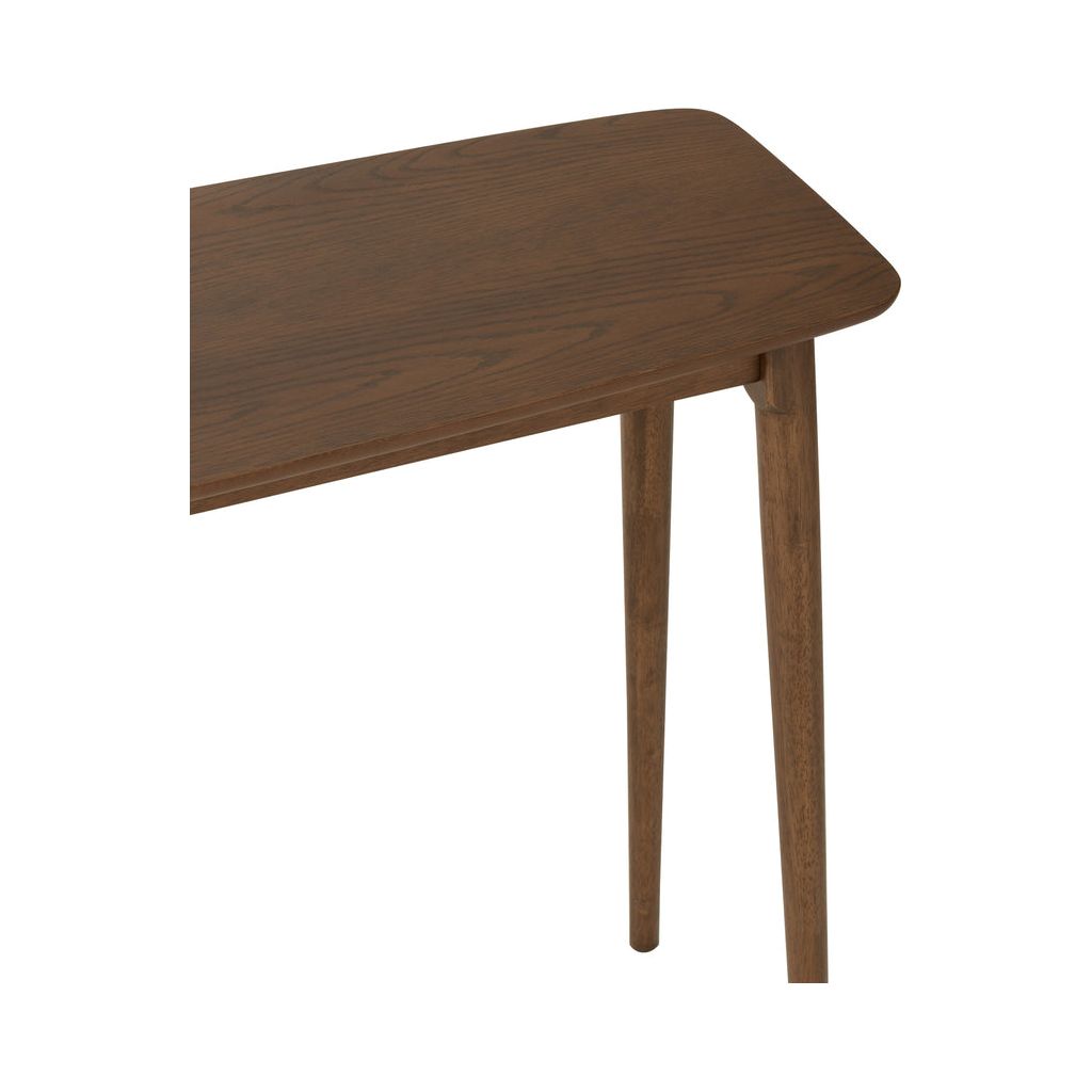 Rectangle de console en bois marron | Designix -     - https://designix.fr