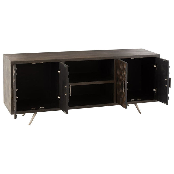 Console TV Bois de Mangue Marron - Designix