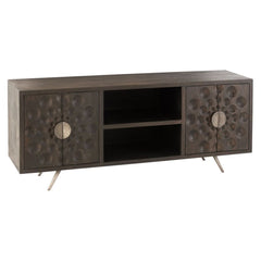 Console TV Bois de Mangue Marron