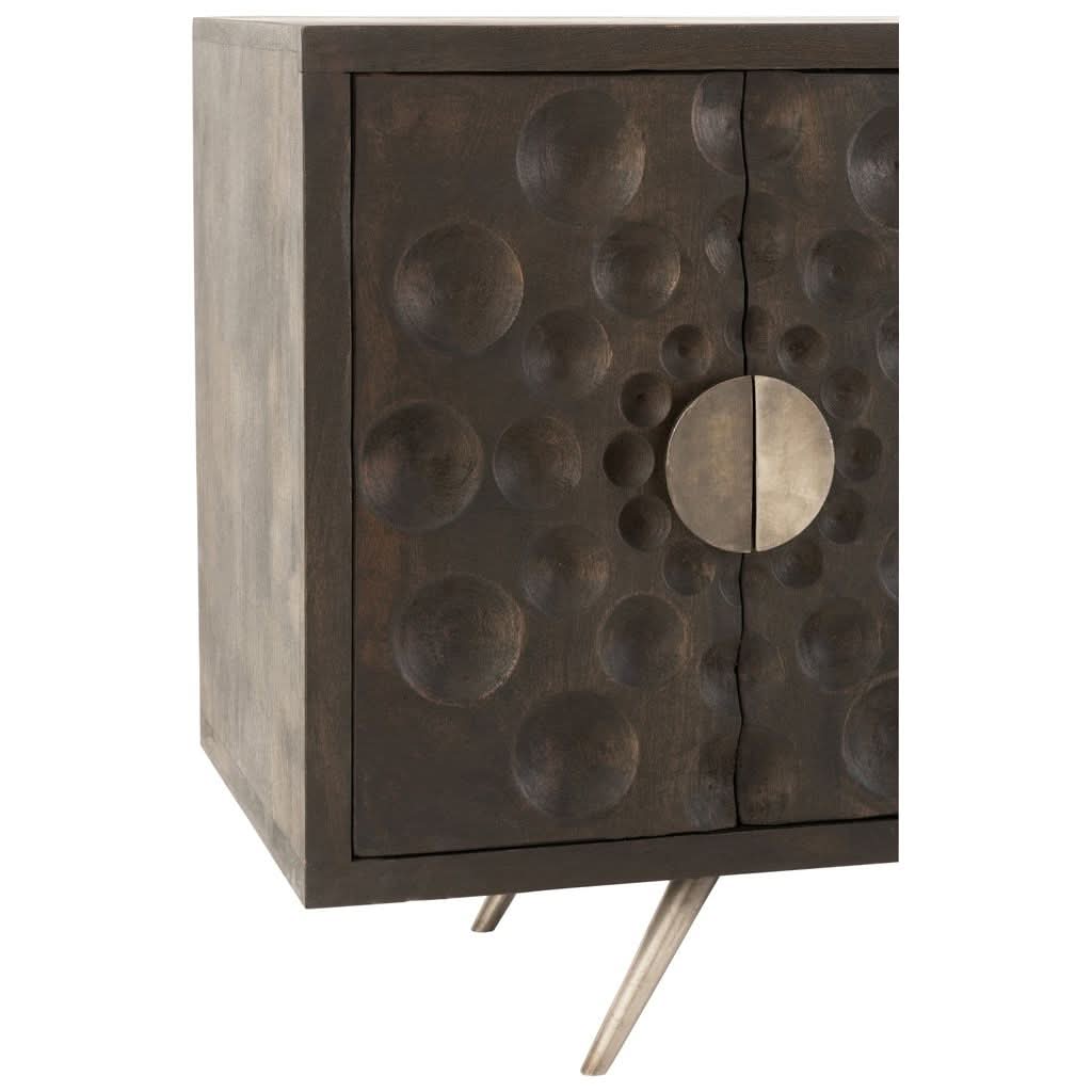 Console TV Bois de Mangue Marron