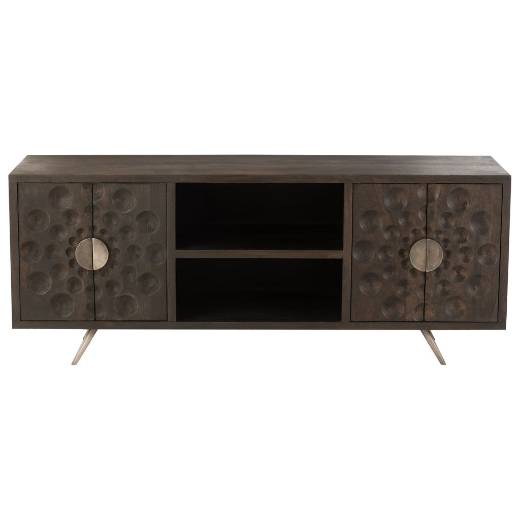 Console TV Bois de Mangue Marron - Designix
