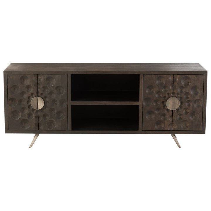 Console TV Bois de Mangue Marron - Designix