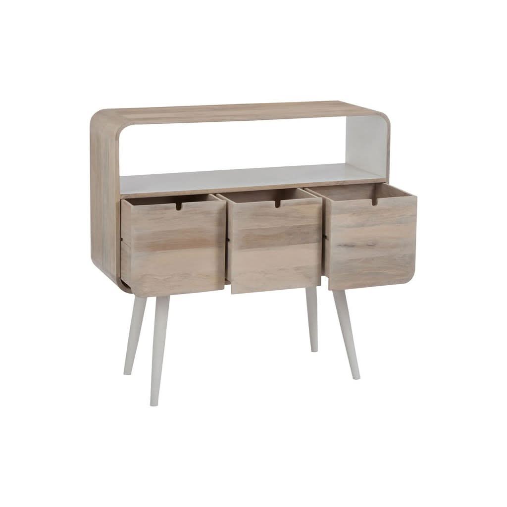 Console Vintage Bois Naturel