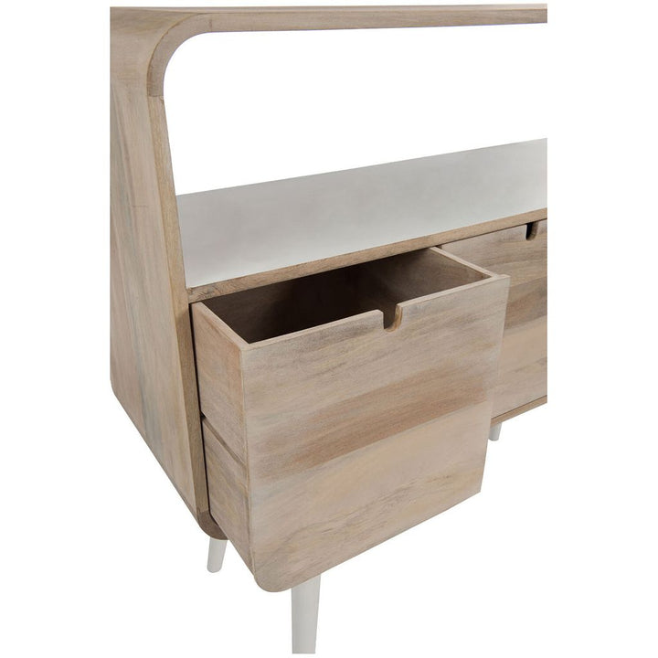 Console Vintage Bois Naturel - Designix
