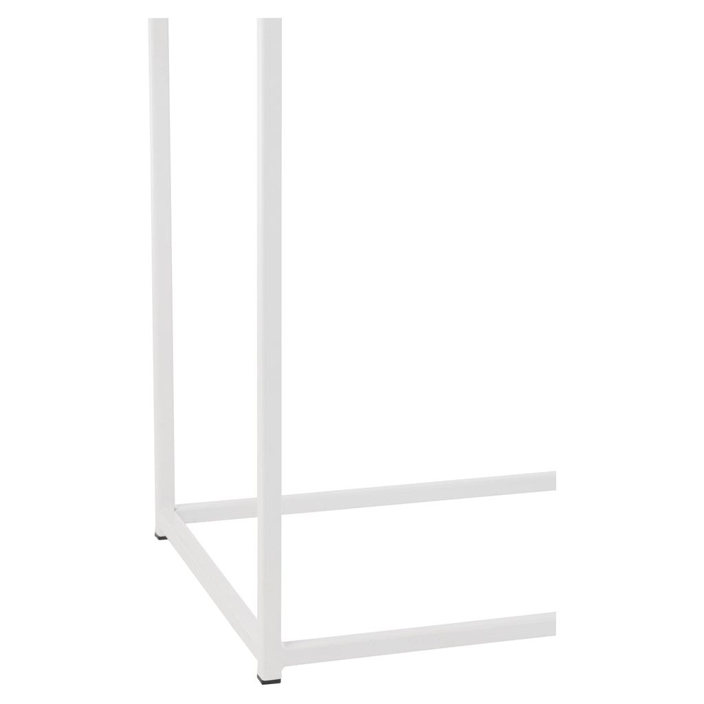 Console Zigzag Bois Métal Blanc - Designix