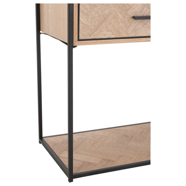 Console Zigzag Bois Métal Noir - Designix